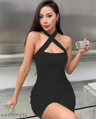 STYLISH BODYCON SHORT DRESS FOR WOMEN