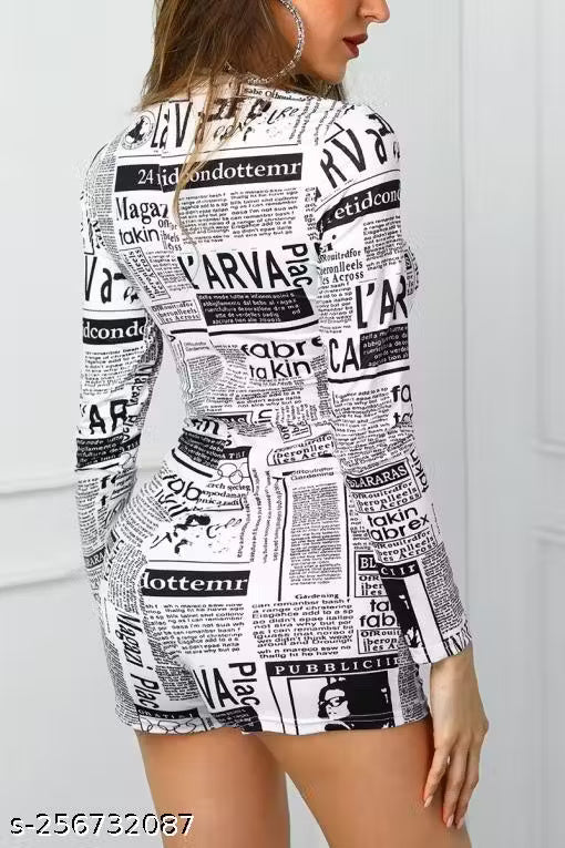 WOMEN TRENDY INSTA DRESS